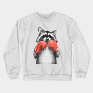 Raccoon boxer Crewneck Sweatshirt